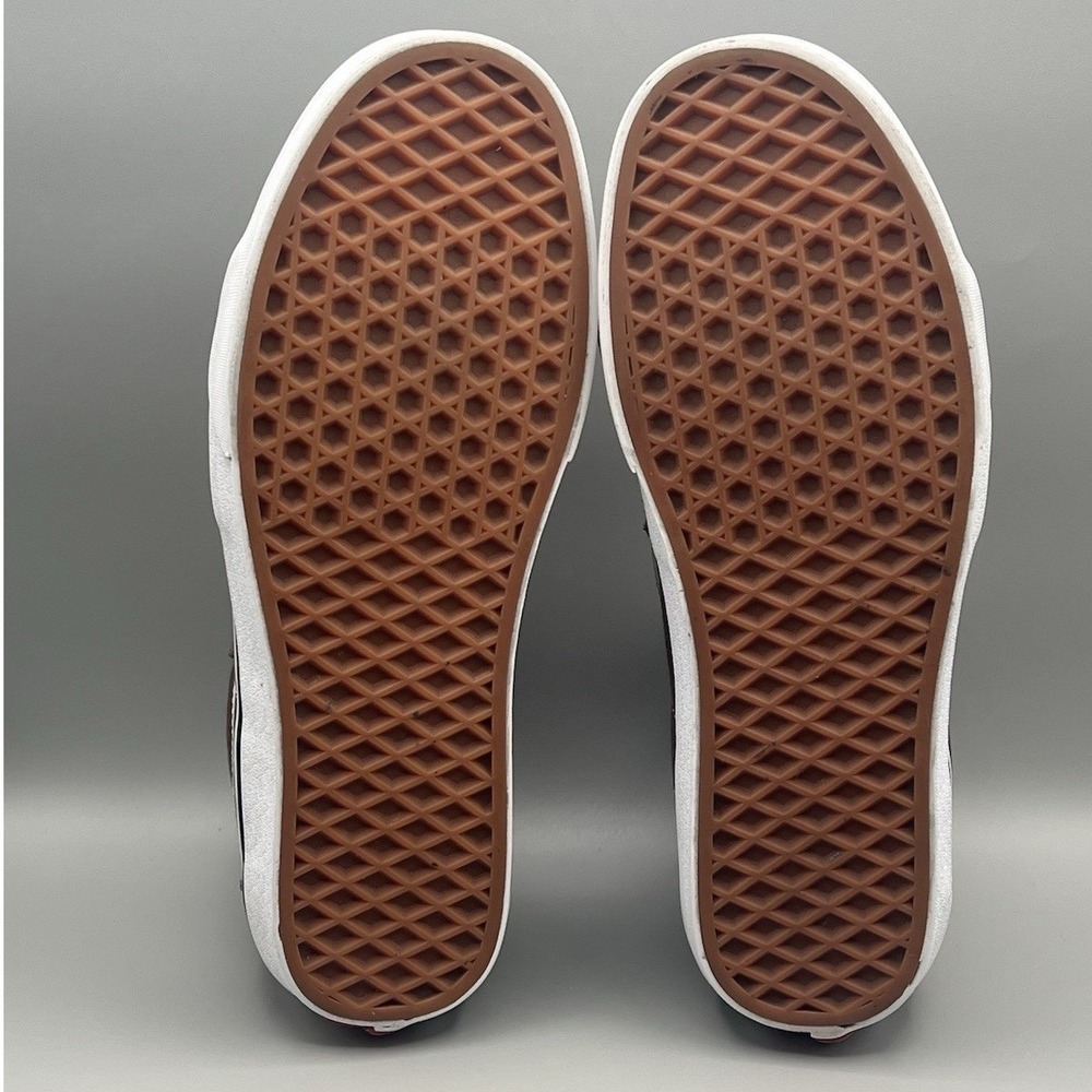 Vans Sk8-Hi Brown Suede High Top Skate Shoes - Men's Size 8 USED - Picture 7 of 8